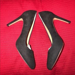 Black suede-like pumps.  Any 3 for $40!!